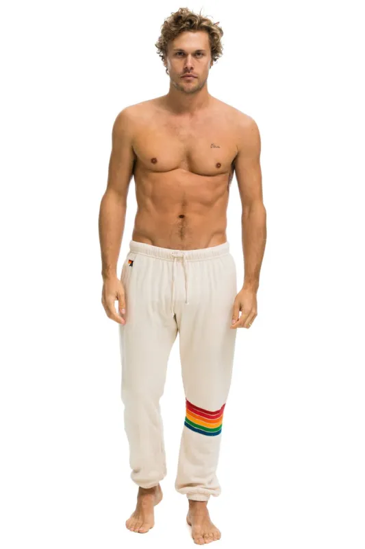 RETRO SWEATPANTS - VINTAGE WHITE sold by Aviator Nation