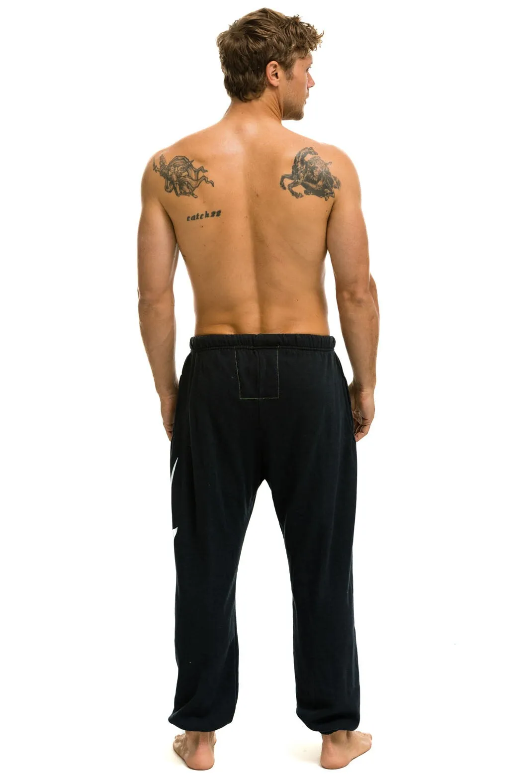 BOLT SWEATPANTS - CHARCOAL sold by Aviator Nation product image thumbnail 3