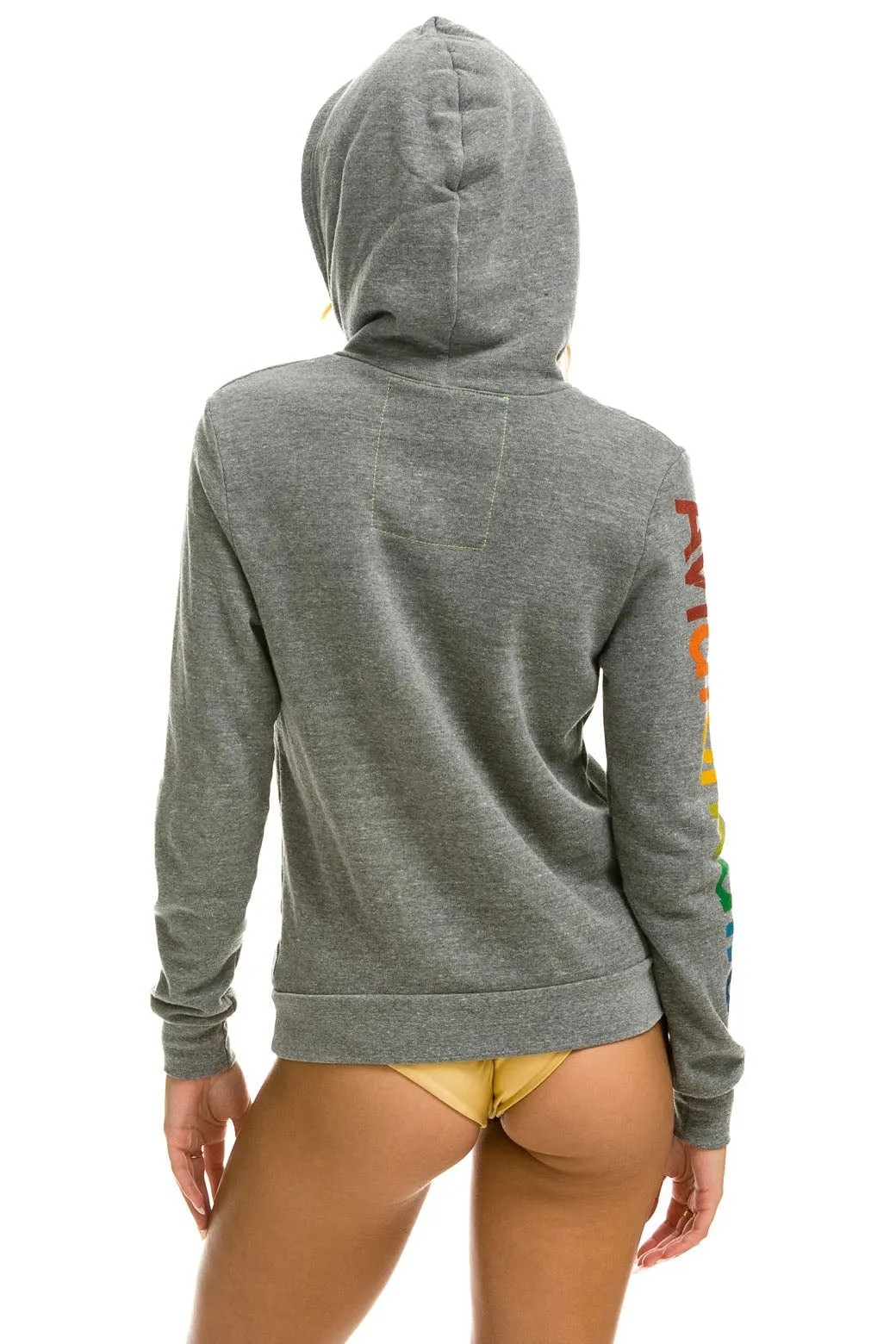 AVIATOR NATION SAN FRANCISCO PULLOVER HOODIE - HEATHER GREY sold by Aviator Nation product image thumbnail 3