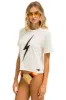 BOLT BOYFRIEND TEE - VINTAGE WHITE sold by Aviator Nation