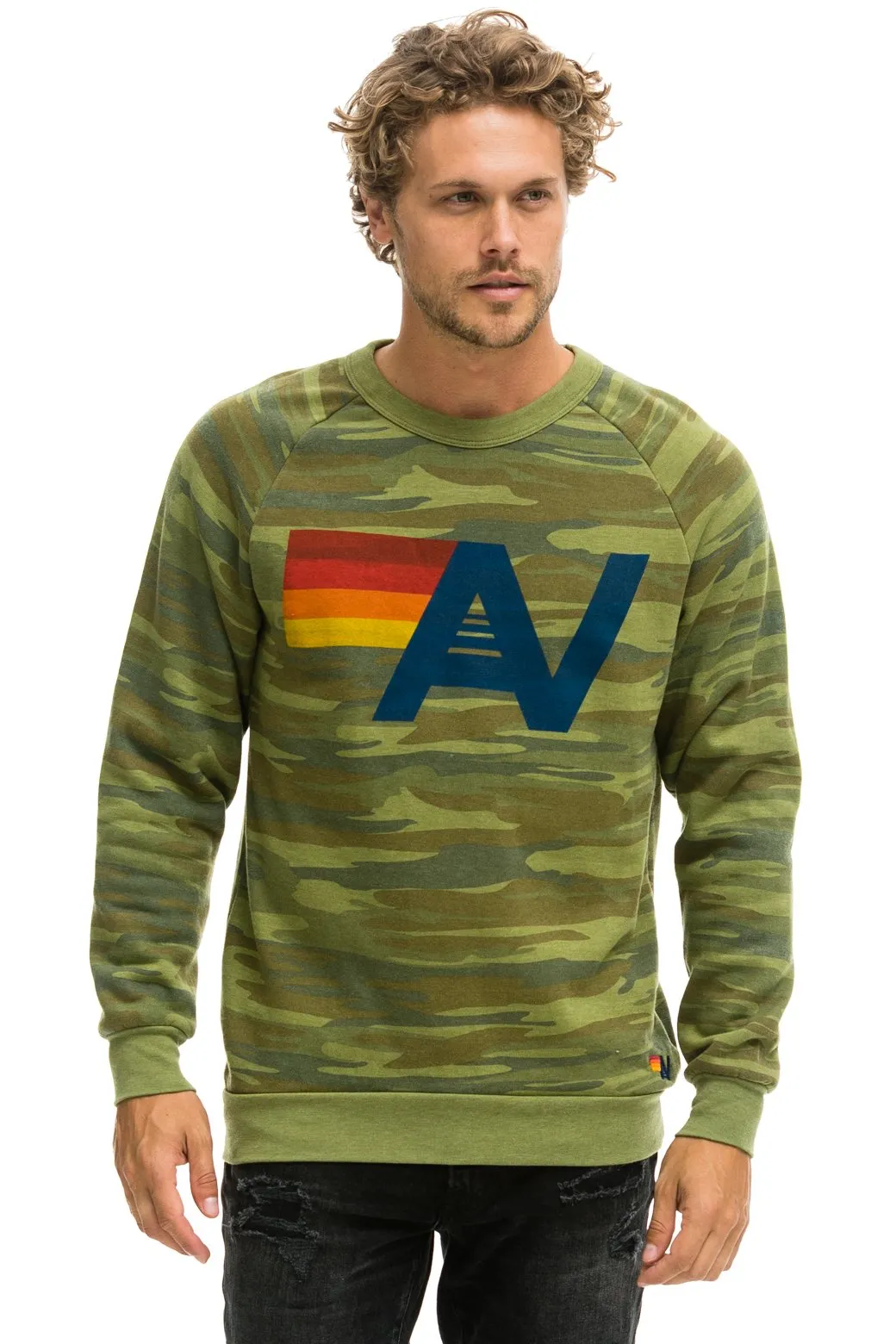 LOGO SWEATSHIRT - CAMO sold by Aviator Nation product image thumbnail 5