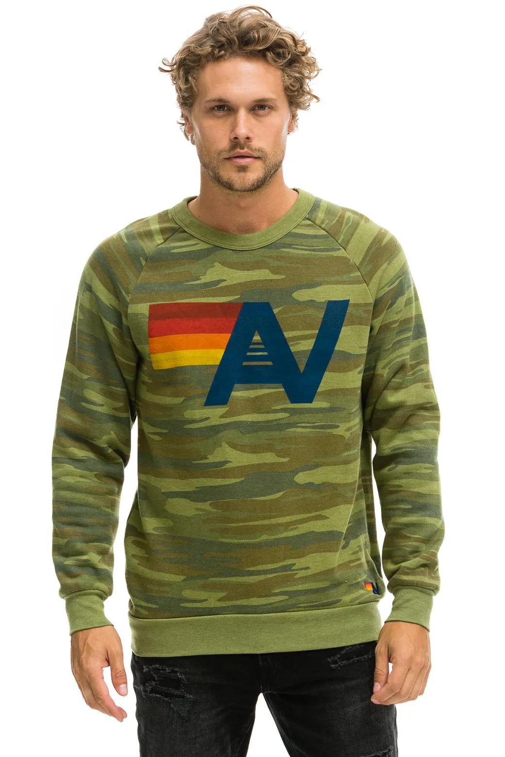 LOGO SWEATSHIRT - CAMO sold by Aviator Nation product image thumbnail 2