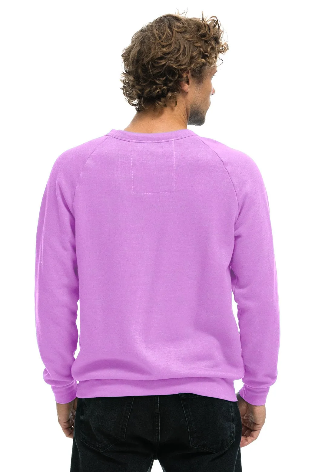 LOGO SWEATSHIRT - NEON PURPLE sold by Aviator Nation product image thumbnail 4