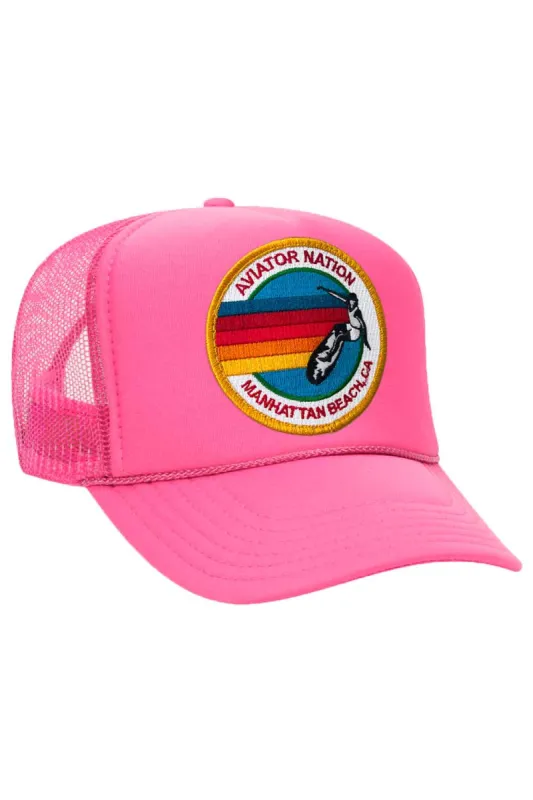 AVIATOR NATION MANHATTAN BEACH TRUCKER HAT sold by Aviator Nation