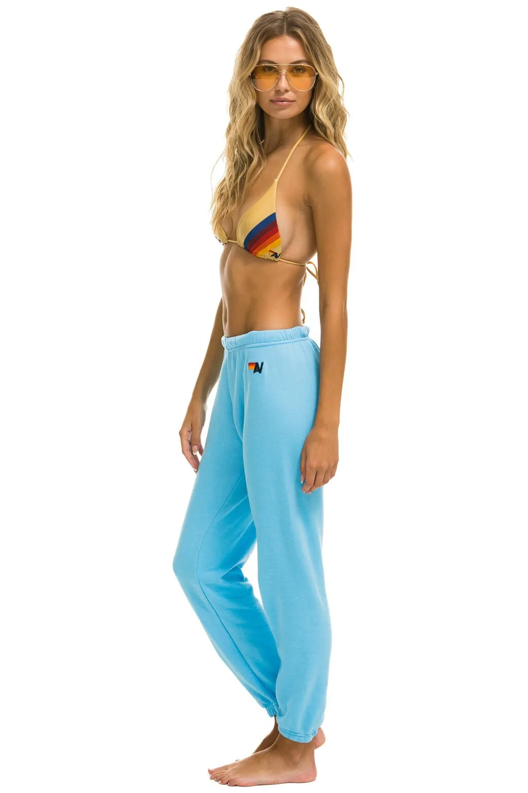 LOGO SWEATPANTS - SKY sold by Aviator Nation product image thumbnail 3