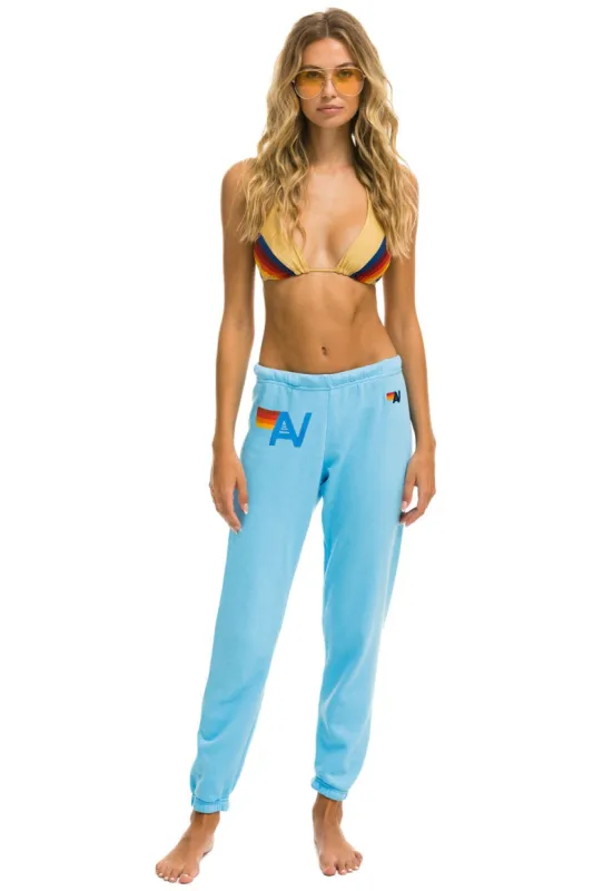LOGO SWEATPANTS - SKY sold by Aviator Nation