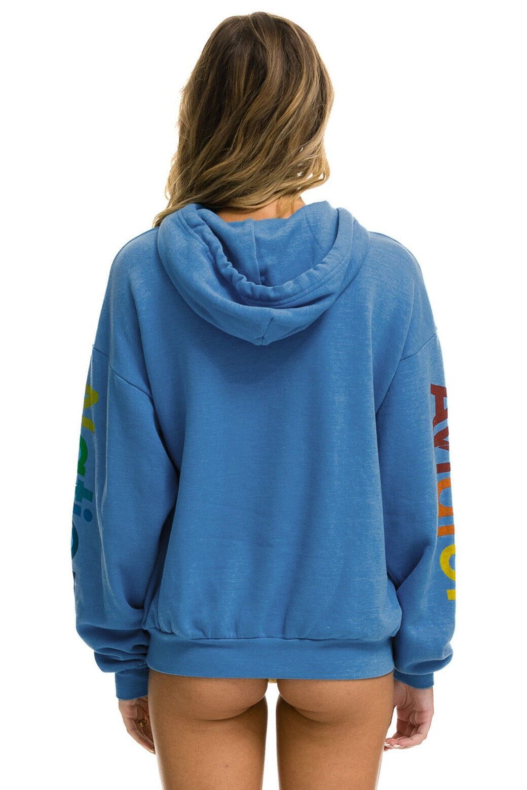 AVIATOR NATION NORTH SHORE RELAXED PULLOVER HOODIE - COBALT sold by Aviator Nation product image thumbnail 3