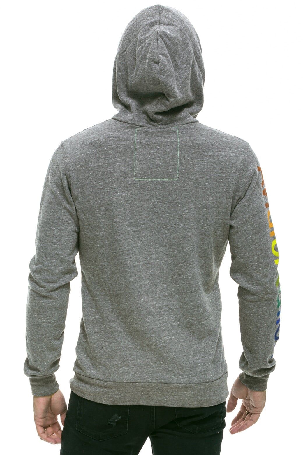 AVIATOR NATION MANHATTAN BEACH PULLOVER HOODIE - HEATHER GREY sold by Aviator Nation product image thumbnail 4