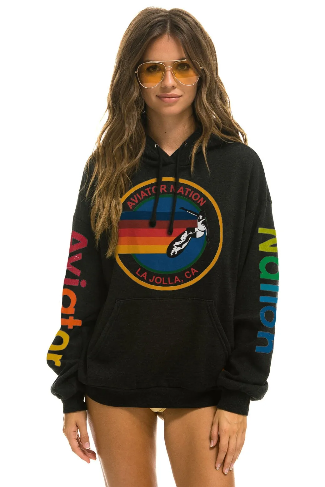 AVIATOR NATION LA JOLLA RELAXED PULLOVER HOODIE sold by Aviator Nation