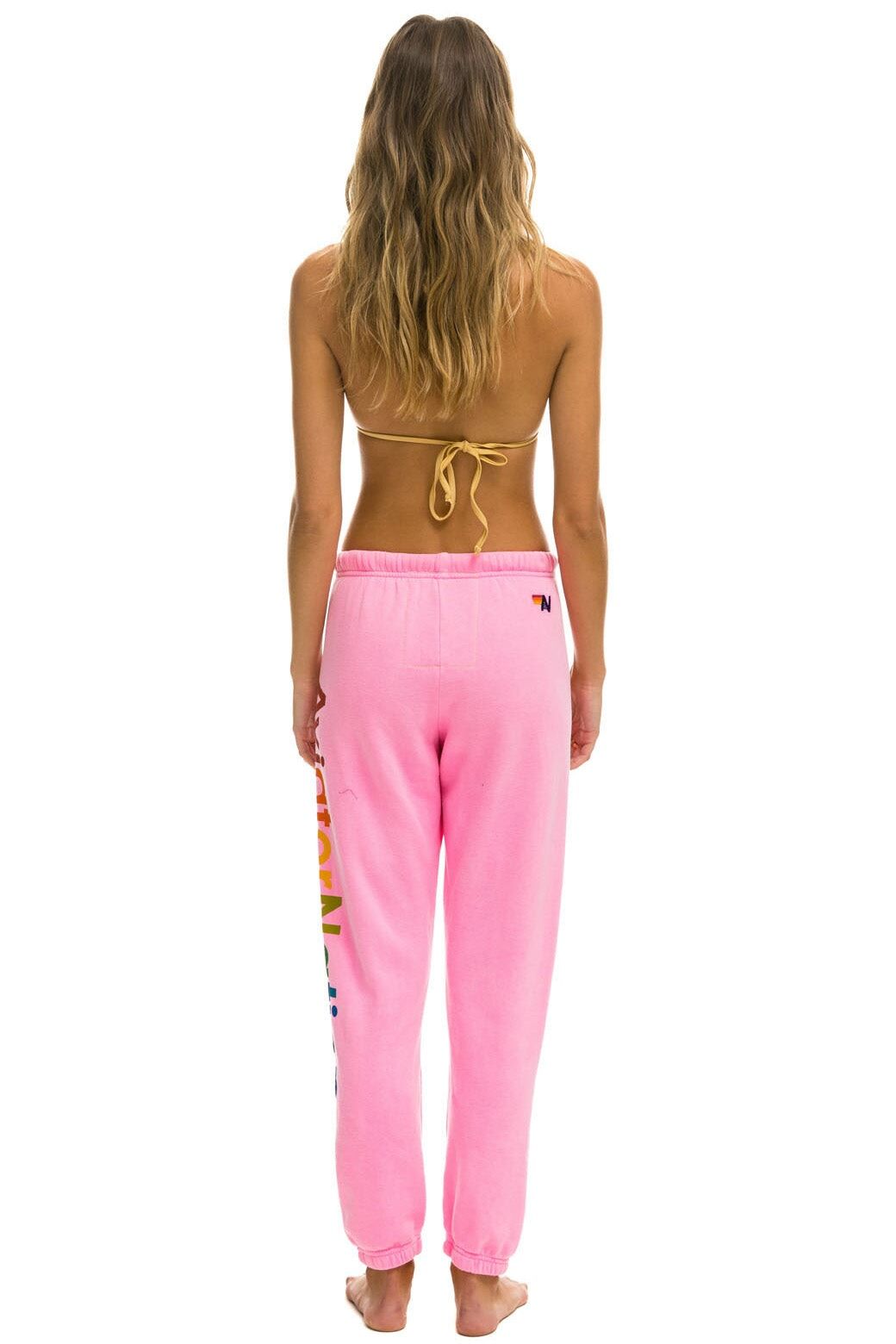 AVIATOR NATION SAN FRANCISCO SWEATPANTS - NEON PINK sold by Aviator Nation product image thumbnail 3