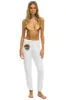 AVIATOR NATION HAMPTONS SWEATPANTS - WHITE sold by Aviator Nation
