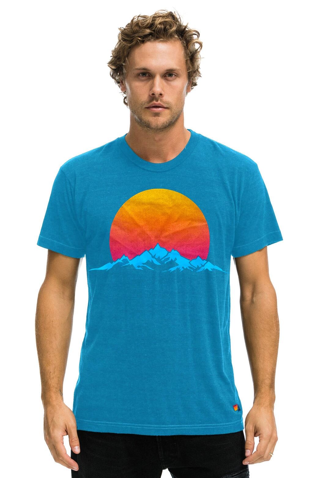 JAZZ ASPEN SNOWMASS 2023 TEE - OCEAN sold by Aviator Nation product image thumbnail 2