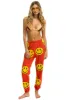 SMILEY REPEAT SWEATPANTS - RED sold by Aviator Nation