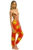 SMILEY REPEAT SWEATPANTS - RED sold by Aviator Nation