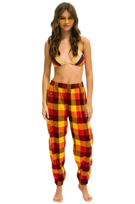 PLAID LODGE PANT - SURFY PLAID sold by Aviator Nation
