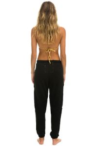 VINTAGE PATCH SWEATPANTS - BLACK sold by Aviator Nation