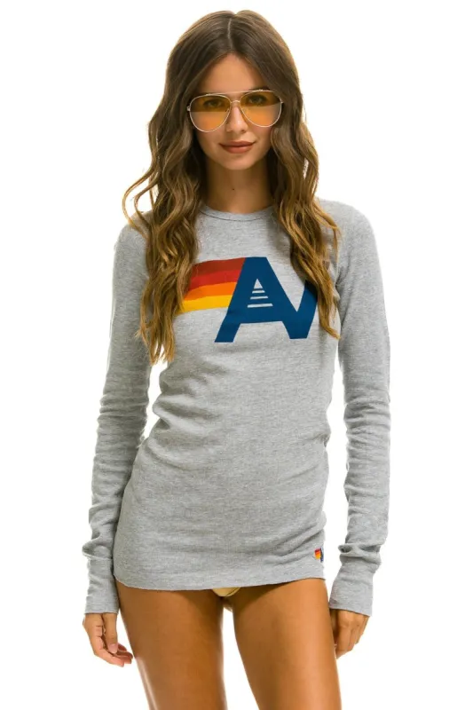 LOGO THERMAL - HEATHER GREY sold by Aviator Nation