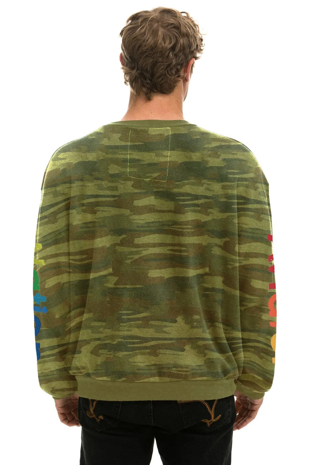 AVIATOR NATION RELAXED CREW SWEATSHIRT - CAMO sold by Aviator Nation product image thumbnail 3