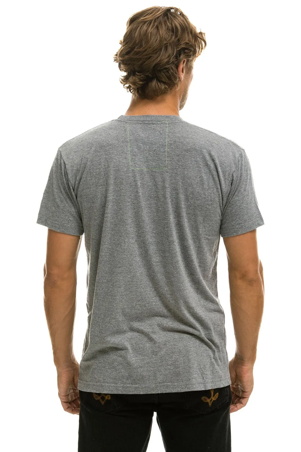 SIGNATURE TEE - HEATHER GREY sold by Aviator Nation product image thumbnail 4