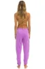 VINTAGE PATCH SWEATPANTS - NEON PURPLE sold by Aviator Nation