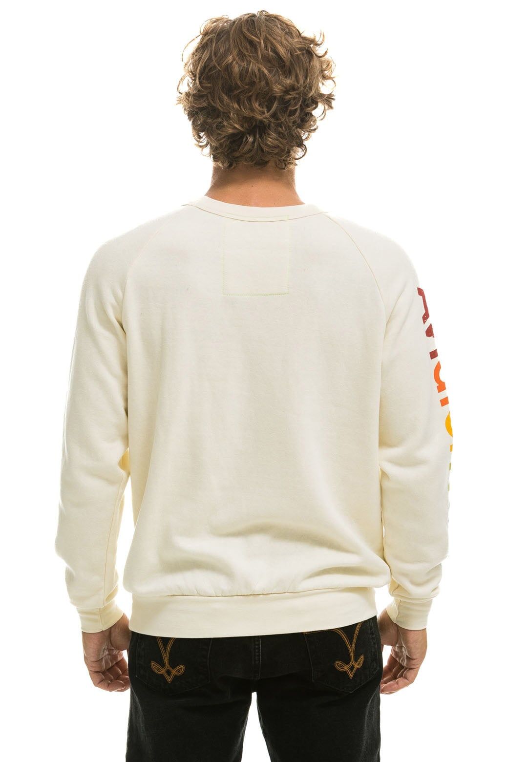 AVIATOR NATION MANHATTAN BEACH CREW SWEATSHIRT - VINTAGE WHITE sold by Aviator Nation product image thumbnail 4