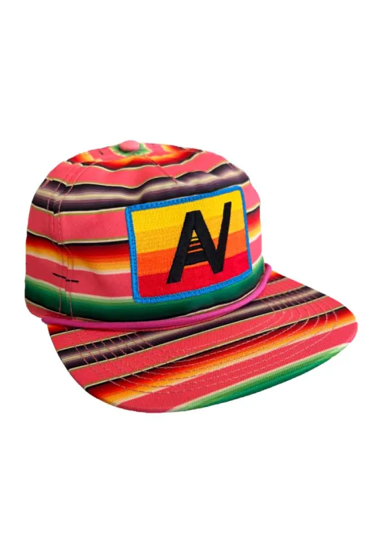 VINTAGE LOGO TWILL LOW - RISE TULUM TRUCKER HAT sold by Aviator Nation