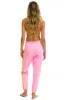 5 STRIPE SWEATPANTS - NEON PINK // NEON RAINBOW sold by Aviator Nation