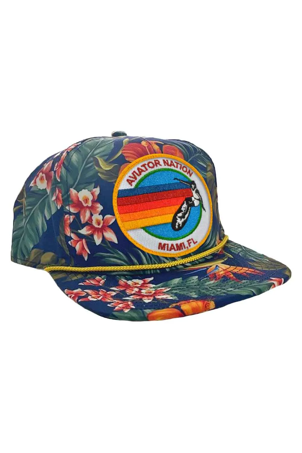 SIGNATURE MIAMI VINTAGE SAFARI TRUCKER HAT sold by Aviator Nation product image thumbnail 2