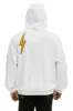 VINTAGE PATCH RELAXED PULLOVER HOODIE- WHITE sold by Aviator Nation