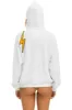 VINTAGE PATCH RELAXED PULLOVER HOODIE- WHITE sold by Aviator Nation