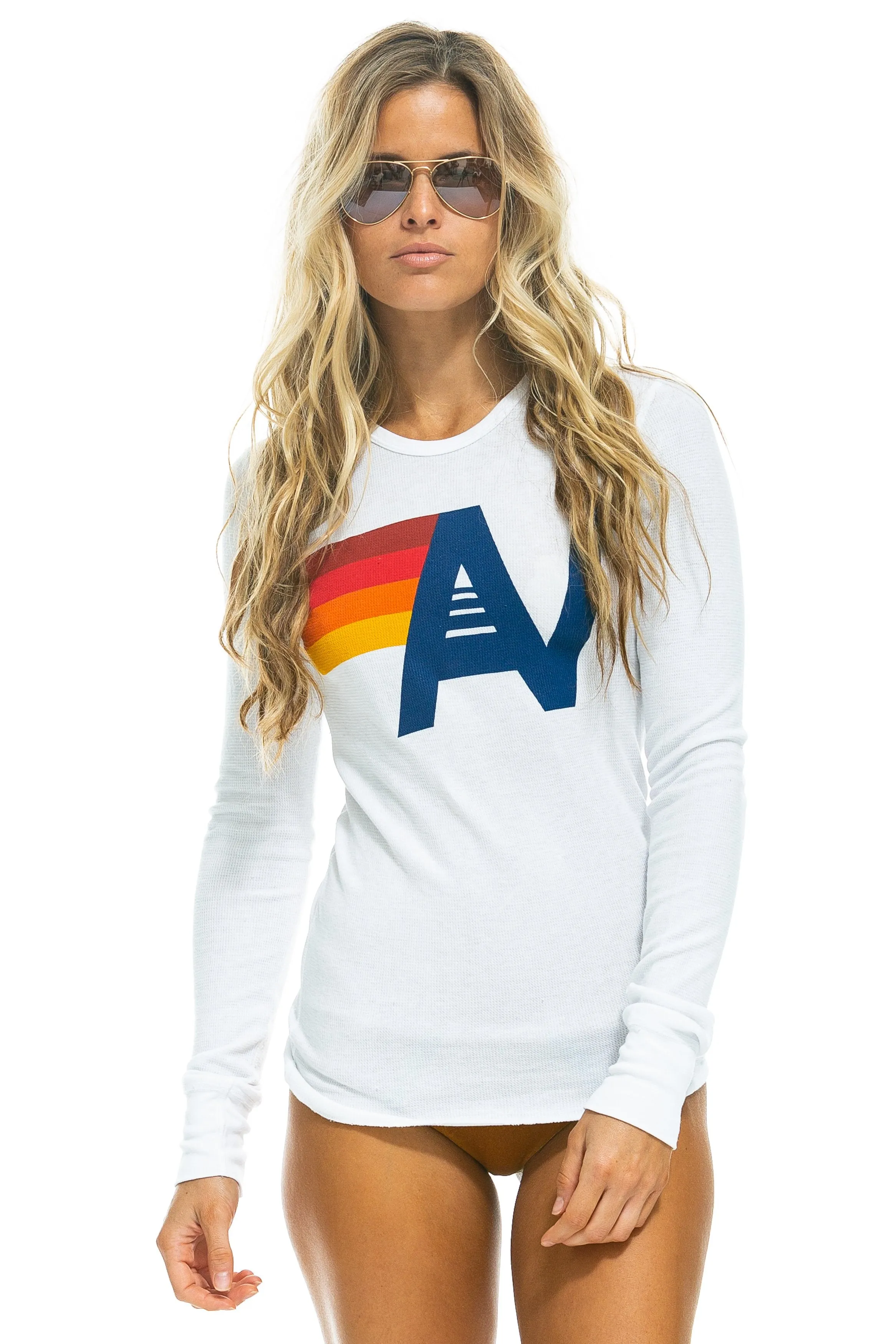 LOGO THERMAL - WHITE sold by Aviator Nation