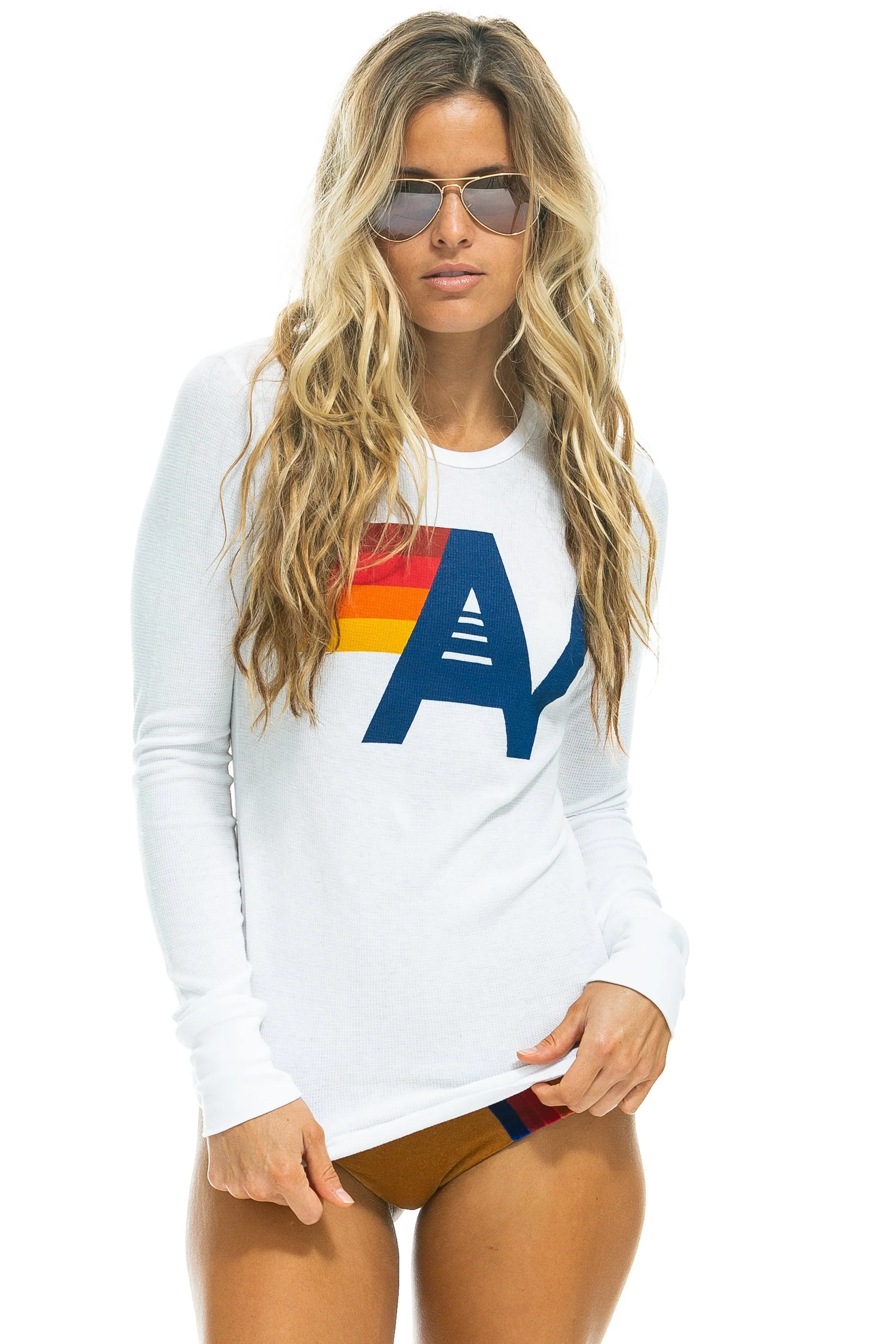 LOGO THERMAL - WHITE sold by Aviator Nation product image thumbnail 3