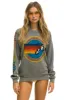 AVIATOR NATION MILL VALLEY SWEATSHIRT - HEATHER GREY sold by Aviator Nation
