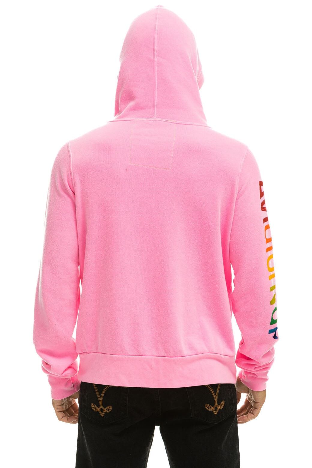 AVIATOR NATION NORTH SHORE PULLOVER HOODIE - NEON PINK sold by Aviator Nation product image thumbnail 3