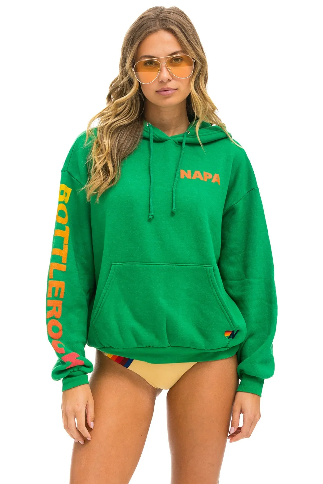 BOTTLEROCK 2024 RELAXED PULLOVER HOODIE - KELLY GREEN | Parallel