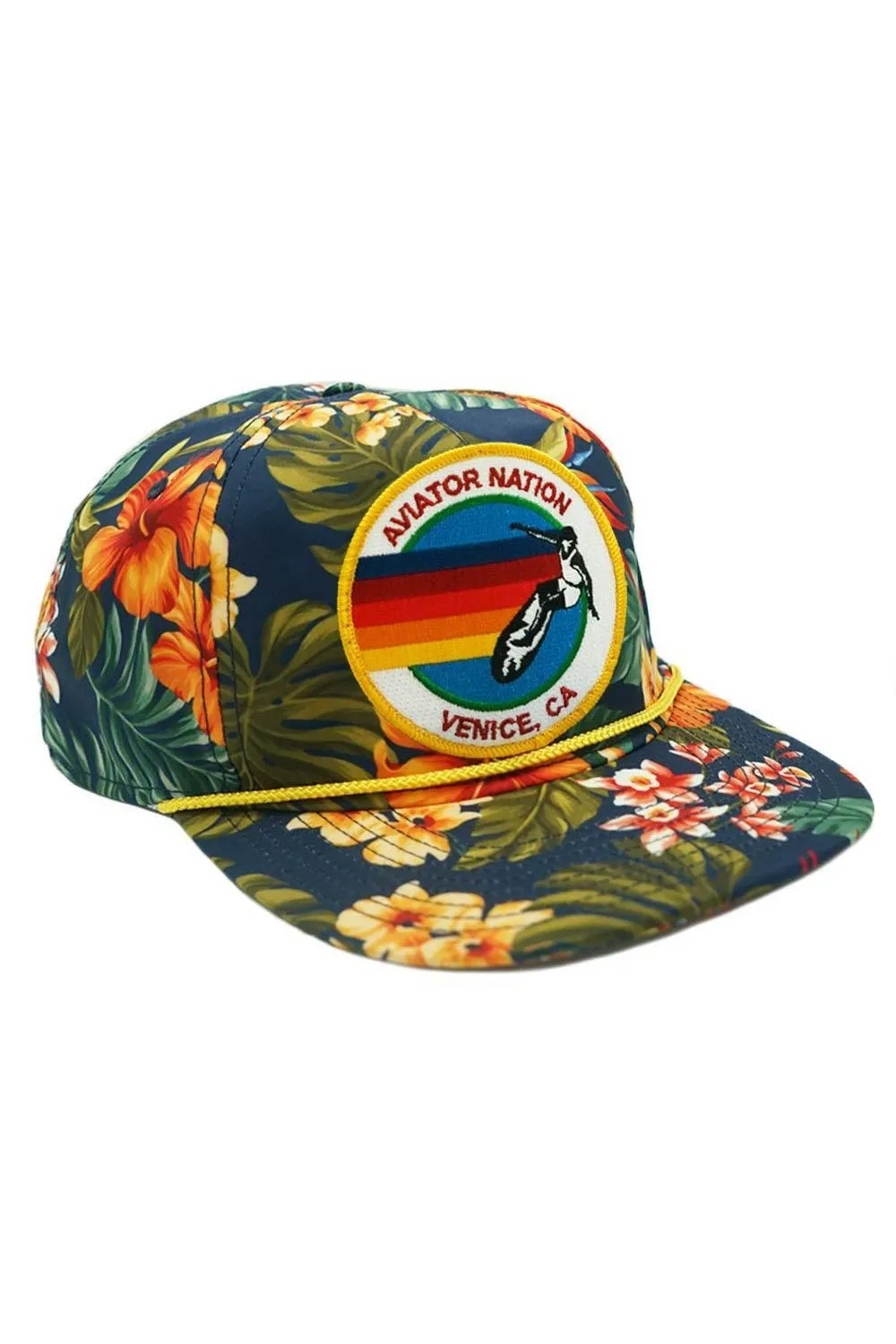 SIGNATURE VENICE VINTAGE SAFARI TWILL LOW-RISE TRUCKER sold by Aviator Nation