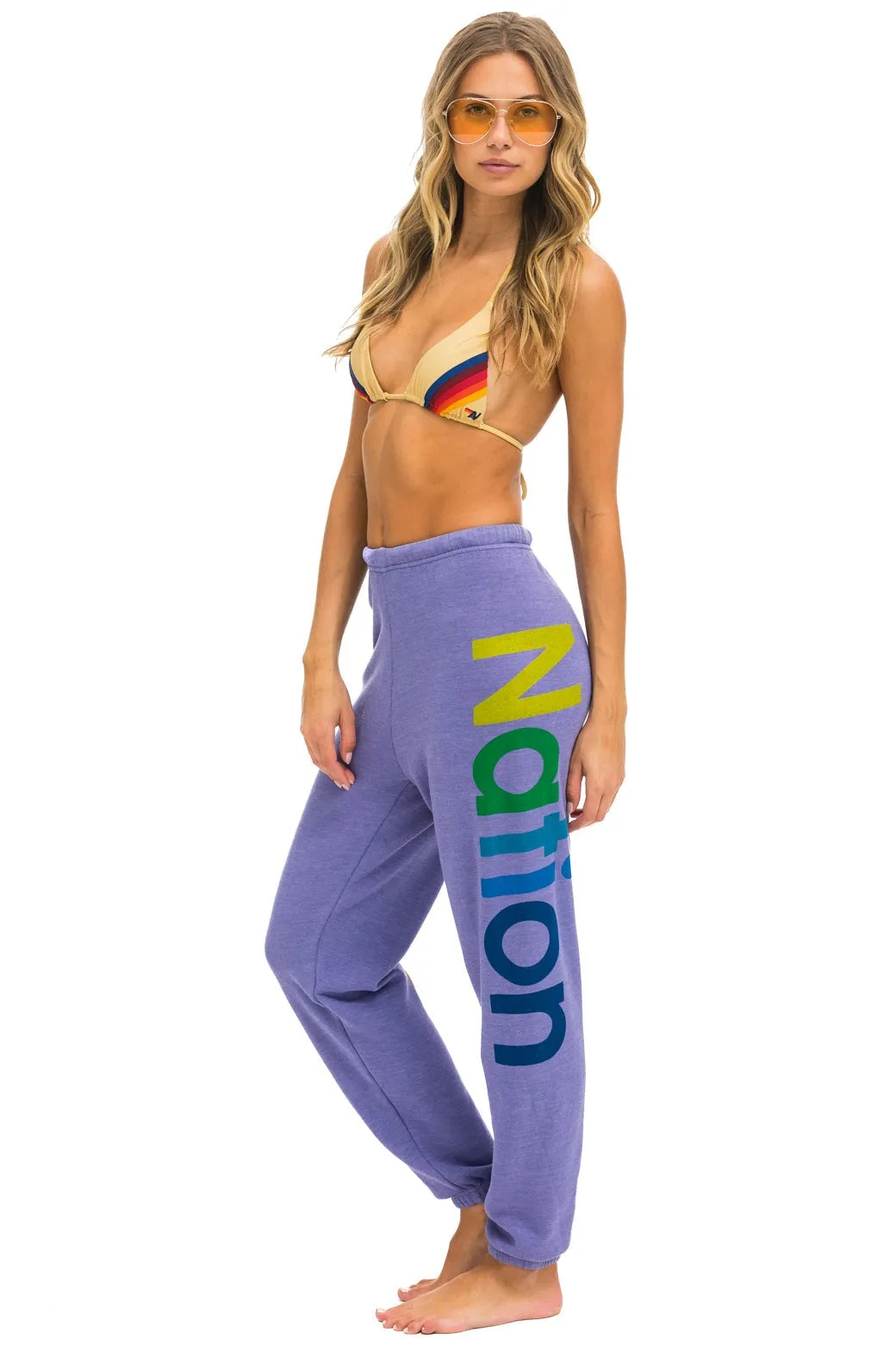 AVIATOR NATION 2 SWEATPANTS - LAVENDER sold by Aviator Nation product image thumbnail 2