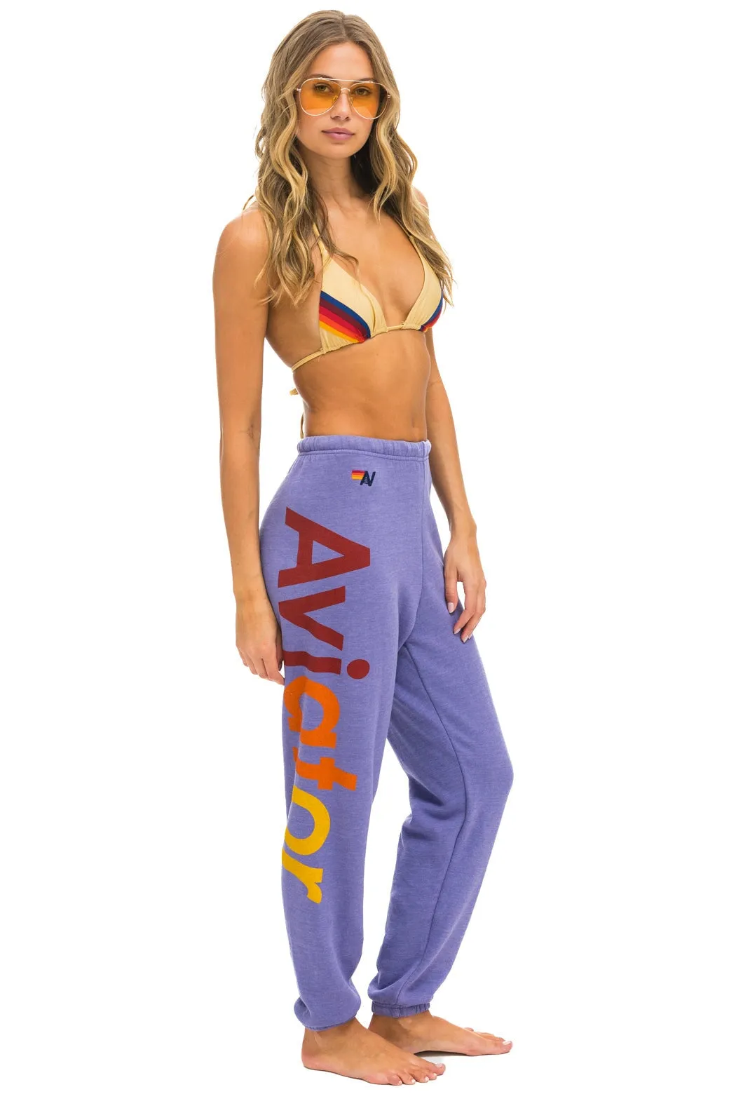 AVIATOR NATION 2 SWEATPANTS - LAVENDER sold by Aviator Nation