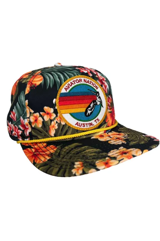 SIGNATURE AUSTIN VINTAGE SAFARI TWILL LOW RISE TRUCKER sold by Aviator Nation