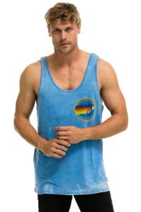 AVIATOR NATION MALIBU TANK - VINTAGE BLUE sold by Aviator Nation
