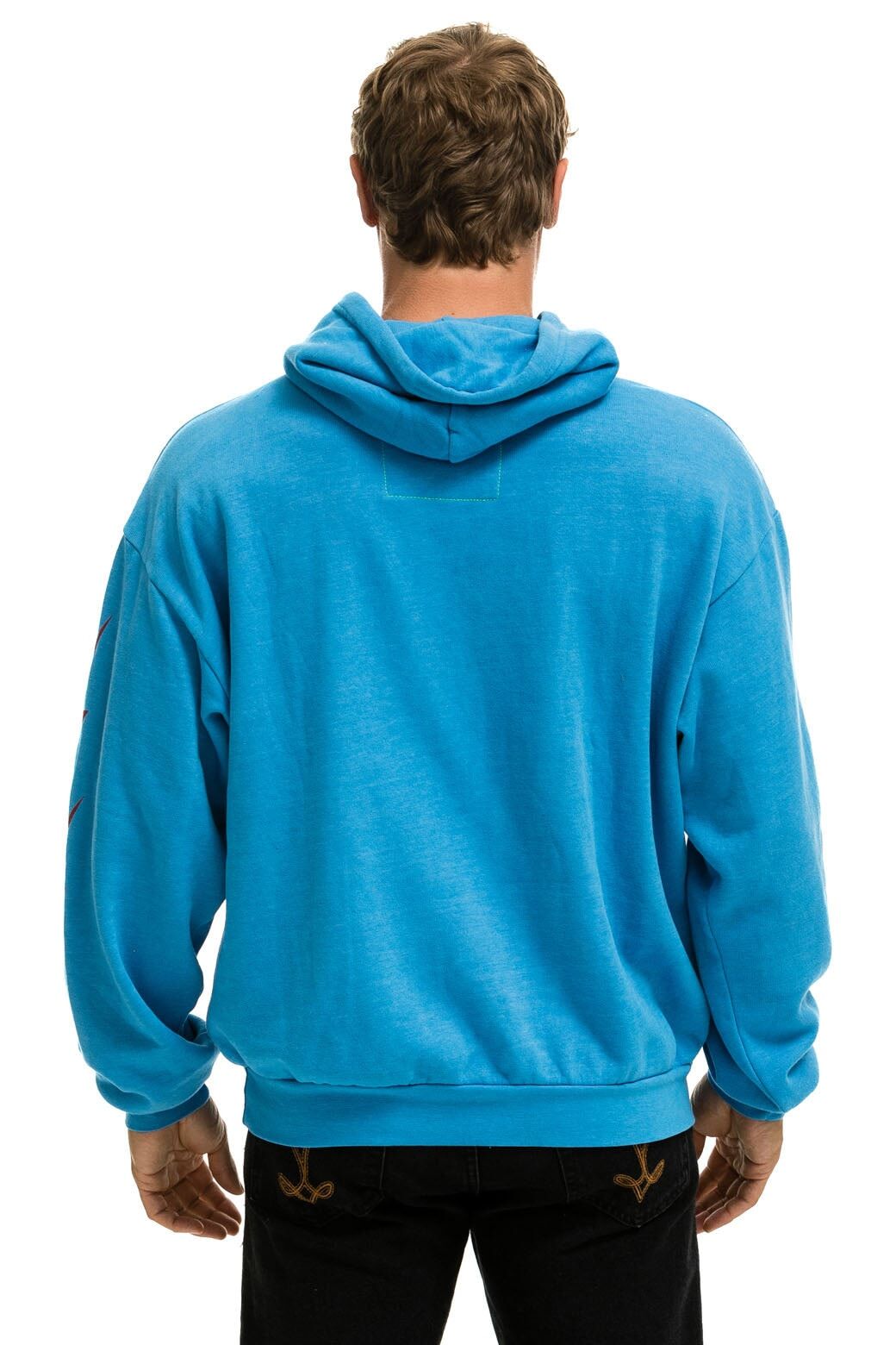 ROLLING STONE CUSTOM RELAXED PULLOVER HOODIE - OCEAN sold by Aviator Nation product image thumbnail 5