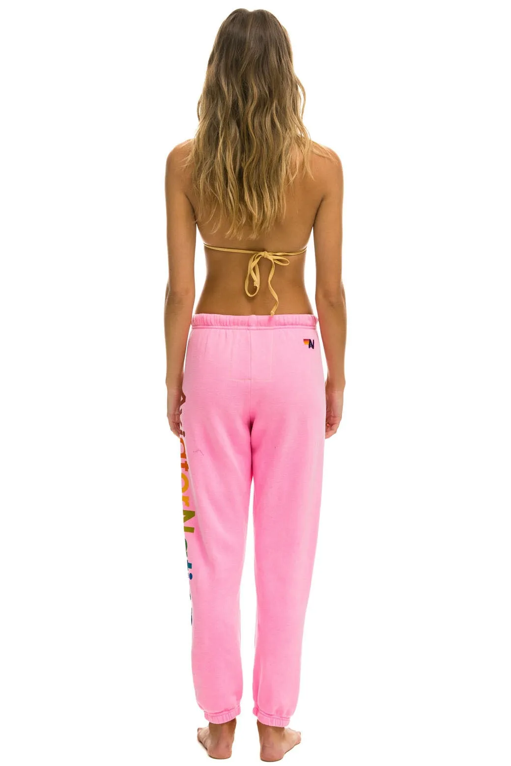 AVIATOR NATION MILL VALLEY SWEATPANTS - NEON PINK sold by Aviator Nation product image thumbnail 3