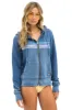 5 STRIPE HOODIE - FADED WATER sold by Aviator Nation