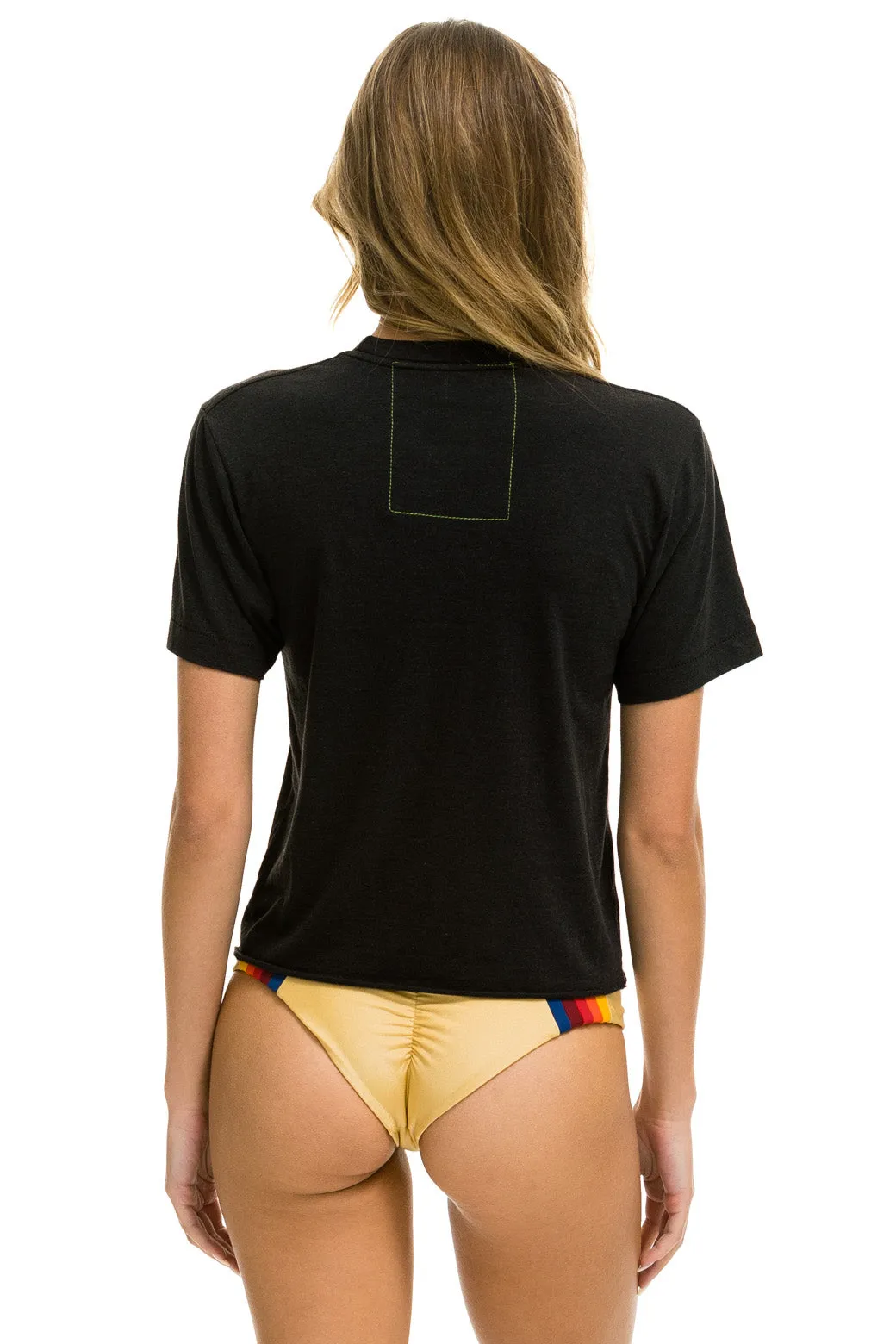 ROCK & ROLL FADE BOYFRIEND TEE - CHARCOAL sold by Aviator Nation product image thumbnail 2