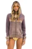 5 STRIPE HOODIE - FADED MOCHA sold by Aviator Nation