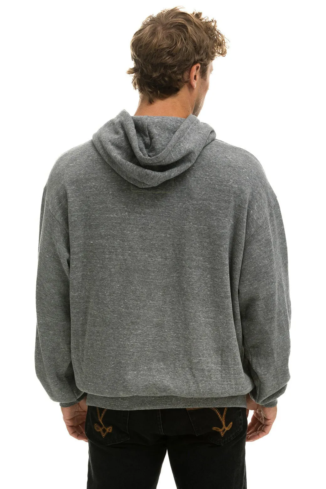 UNIVERSITY OF TEXAS STATE LOGO PULLOVER HOODIE RELAXED - HEATHER sold by Aviator Nation product image thumbnail 4