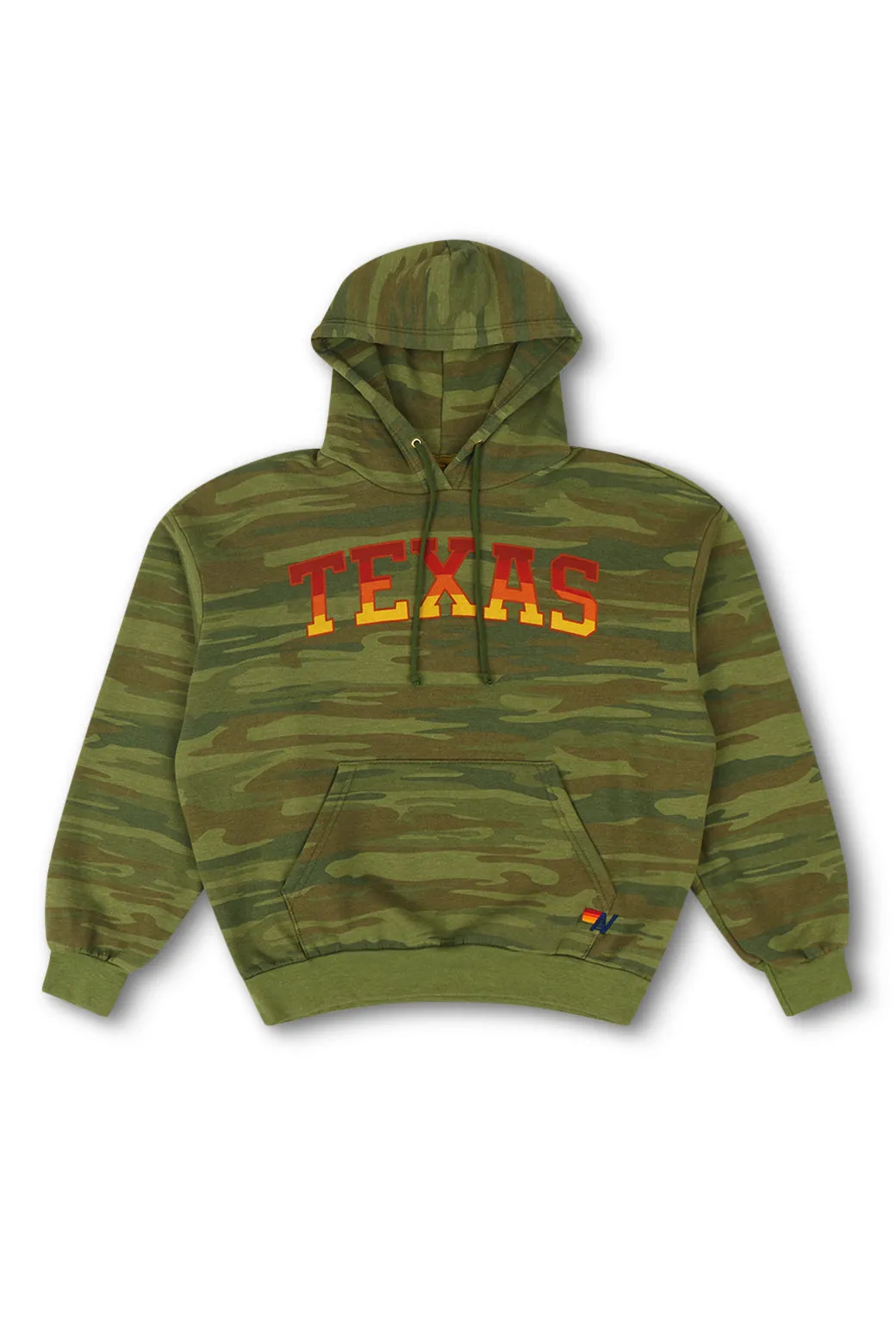 UNIVERSITY OF TEXAS PULLOVER HOODIE RELAXED - CAMO sold by Aviator Nation product image thumbnail 4