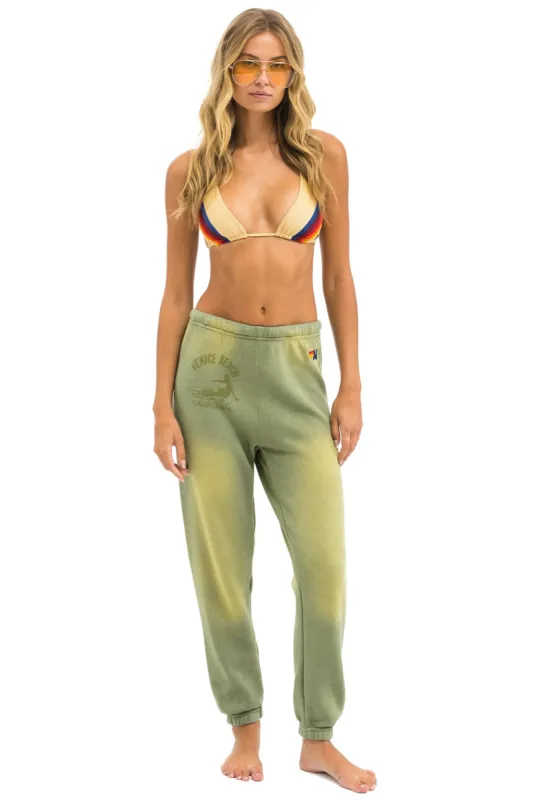 VENICE SURFER SWEATPANTS - FADED ARMY made by Aviator Nation