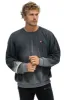 RUGBY STITCH RELAXED CREW SWEATSHIRT - FADED SMOKE sold by Aviator Nation