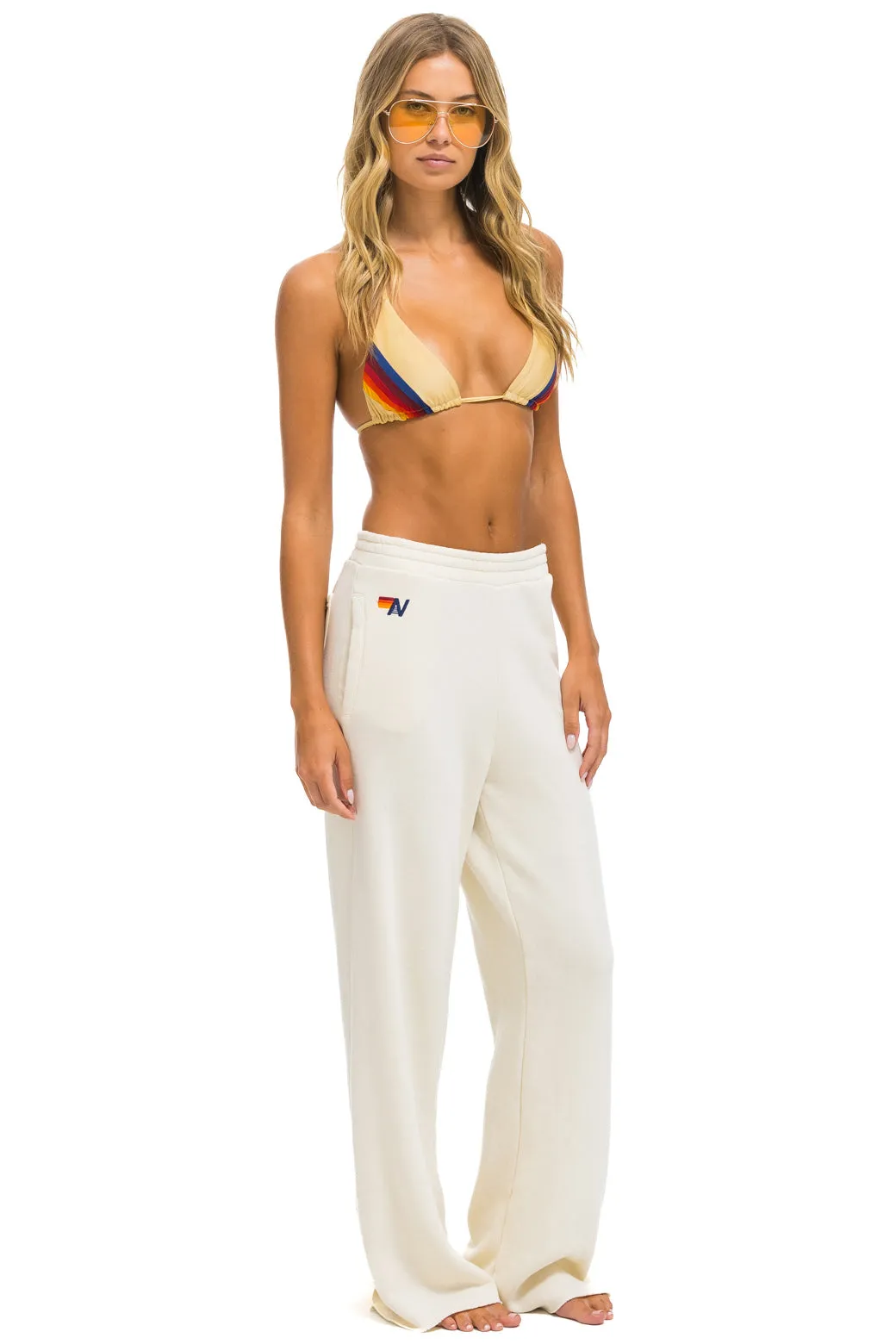 WIDE LEG POCKET SWEATPANTS - VINTAGE WHITE sold by Aviator Nation product image thumbnail 2
